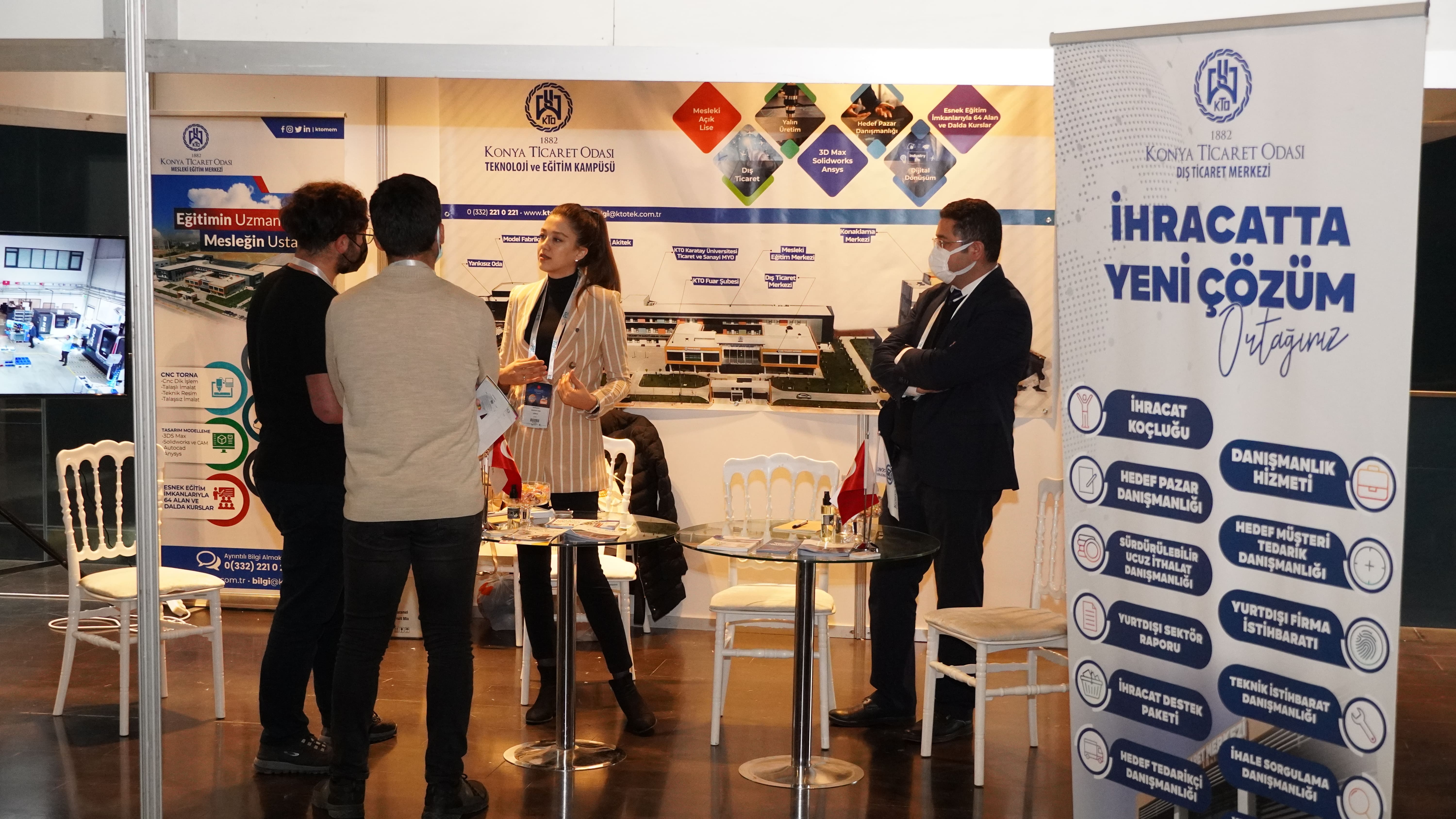 KTOTEK “Türkiye Girişimci Buluşması Zirvesi ve Sergisi” Standı Büyük İlgi Gördü